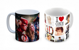 CANECA DE PORCELANA PORCELANA BRANCA 20X9 - ÁREA DE PERSONALIZAÇÃO 4X0 Brilho, Qualidade Fotográfica  Acompanha caixinha para embalar