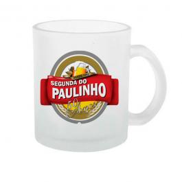 Caneca de Vidro Jateado - 325ml